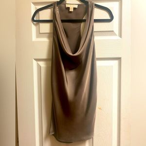 Michael Kors Draped Cowl Neckline SleevelessTop Size Small